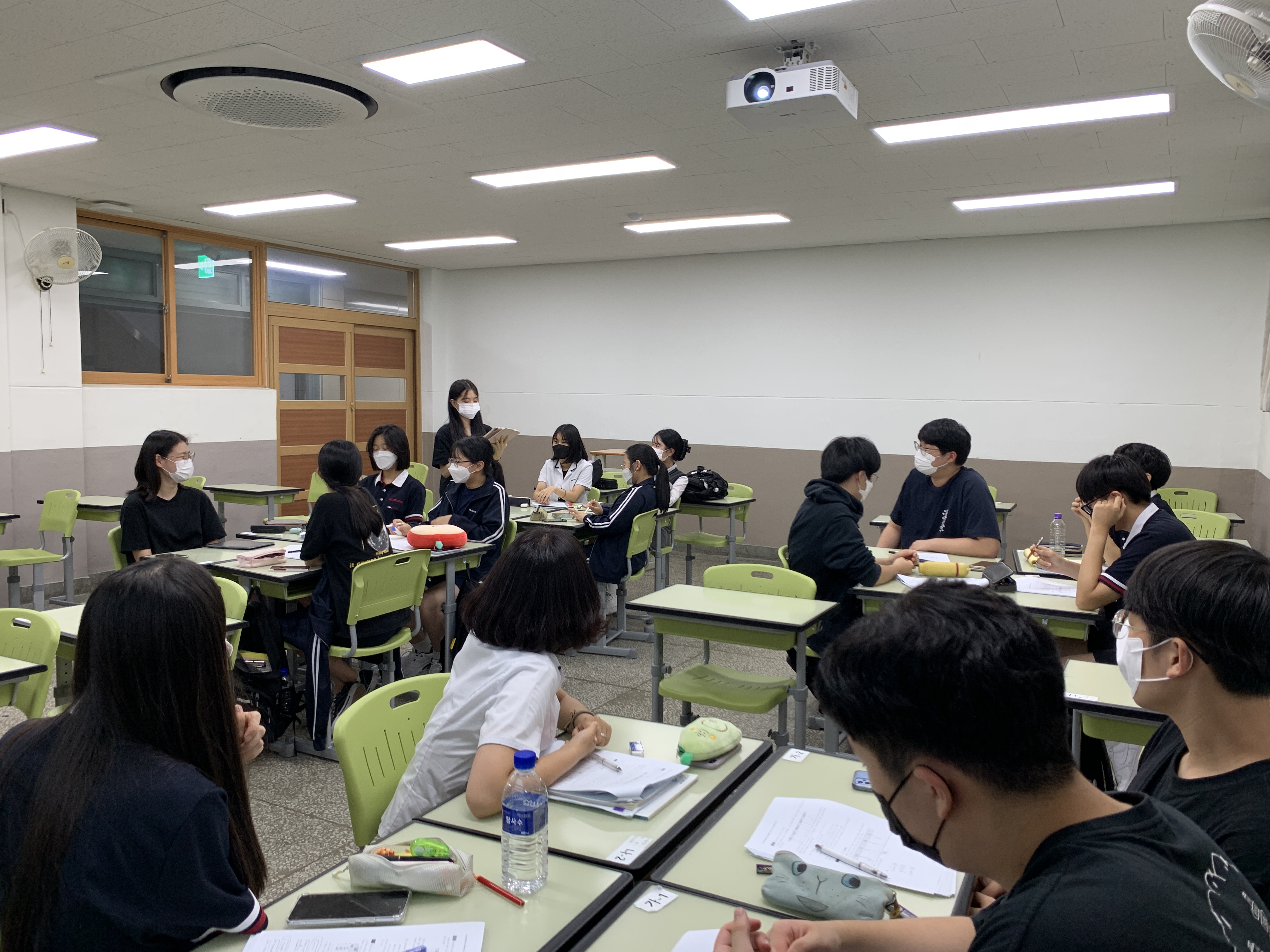 한영고등학교 수업 모습